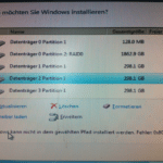 Windows 7 Installation – Fehler 0×80300024