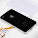 Dual-SIM-Adapter mit Rückschale fürs iPhone 4