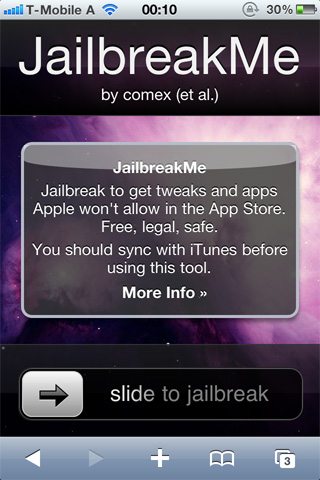 HowTo: iPhone, iPod touch und iPad iOS 4 Jailbreak mit JailbreakMe.com
