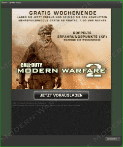 Call of Duty: Modern Warfare 2 – Steam: Erneutes Schnupperwochenende samt Double XP!