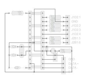 Xbox 360 USB Nand SPI Flasher Layouts – Bauteilliste