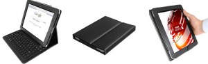 iPad-Case mit Bluetooth-Tastatur