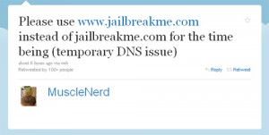 JailbreakMe.com nicht erreichbar? Vorübergehende Serverprobleme