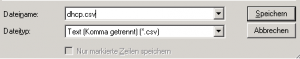 DHCP Einstellungen in .txt exportieren / importieren – Server 2003 / 2008