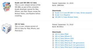 Apple veröffentlicht iOS 4.2 beta (für iPhone, iPad & iPod touch)
