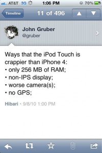 iFixit: iPod Touch 4G mit nur 256 MB RAM