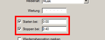 iTunes Song Optionen