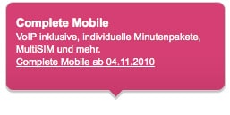 T-Mobile Complete Mobile - Neuer Tarif