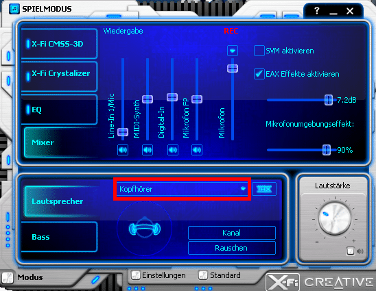 Creative X-Fi Konsole