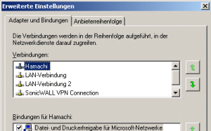 Hamachi unter Windows 7 konfigurieren