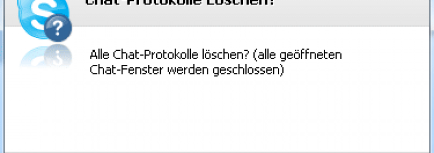 Skype - History löschen