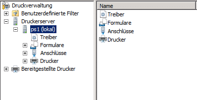 Windows Server 2008 R2 - Druckverwaltung
