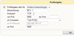 Battlefield 3 – Ports für den Multiplayer freischalten – Portforwarding