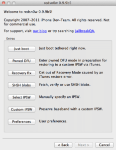 Download: Redsn0w 0.9.9b5 für Mac OS X
