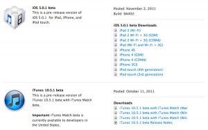 iOS 5.0.1 für Entwickler veröffentlicht – Downloadlinks