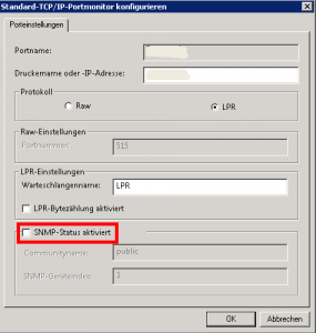 Windows Server 2008: Printserver – Drucker offline