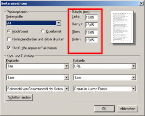Outlook: HTML E-Mail – Rand beim Drucken abgeschnitten (Fix)