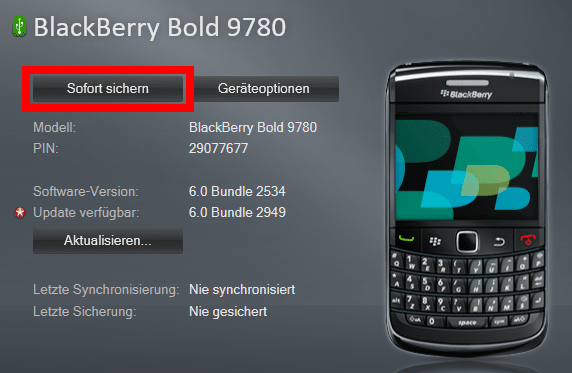 BlackBerry Backup