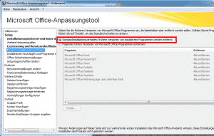 Office 2010 - Frühere Installationen