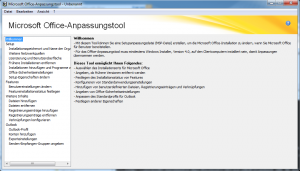 Office 2010 - Anpassungstool