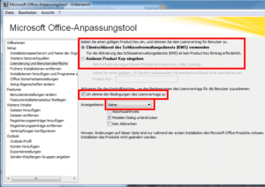 Office 2010 - Lizenzierung