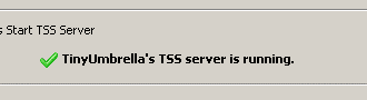 TinyUmbrella: TSS Server is running