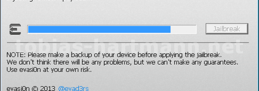 Anleitung: Jailbreak iOS 6.1 Untethered mit Evasi0n – Download (iPhone 5, 4S, 4,iPad 4,3)