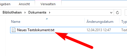 Windows 8 – Dateierweiterungen einblenden