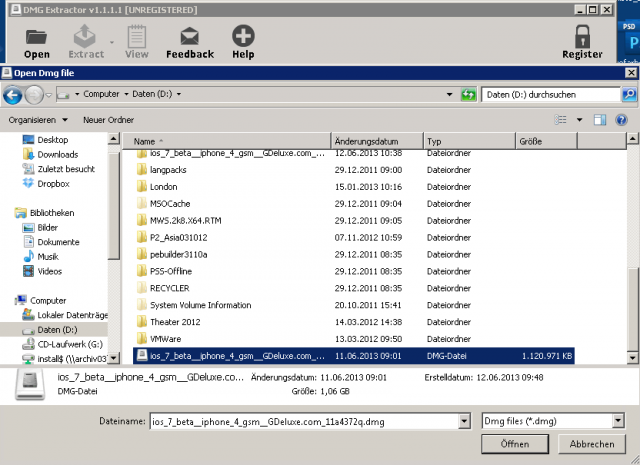 Open DMG File