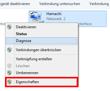 Windows 8/7/VISTA – Mit Hamachi kein Internetzugriff