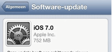 iOS 7 OTA Update