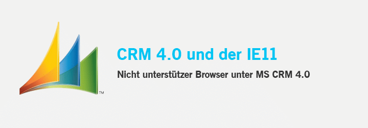 CRM 4.0 - IE11