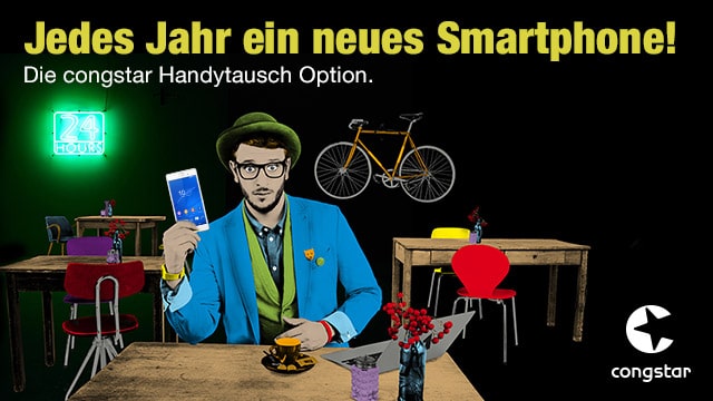 congstar Handytausch Option – jedes Jahr ein neues Smartphone!