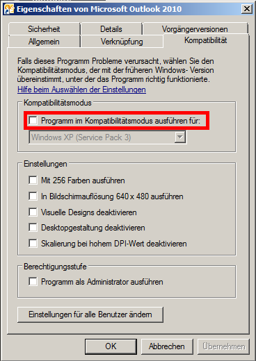 outlook_kompatibilitätsmodus