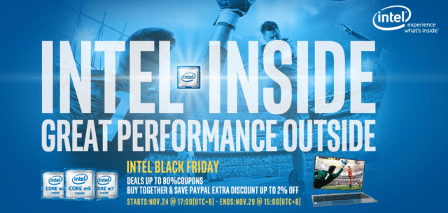 Intel Black Friday – Bis zu 80% Rabatt auf Geräte mit Intel CPU