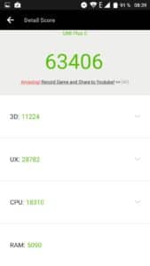 AnTuTu Score UMi Plus E
