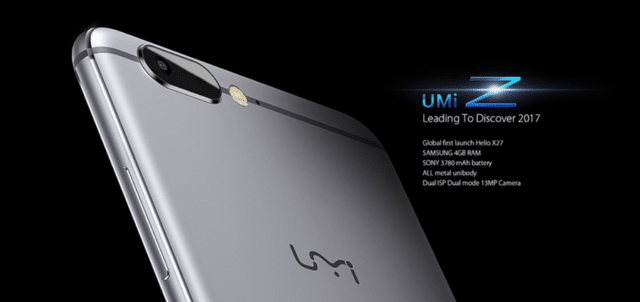 UMi Z – Das erste Smartphone mit dem neuen Helio X27