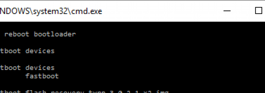 Fastboot Devices – Es wird kein Gerät erkannt