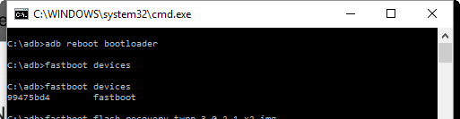 Fastboot Devices – Es wird kein Gerät erkannt