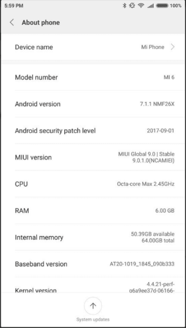 Android 8 (Oreo) Update für Xiaomi Mi6 verfügbar