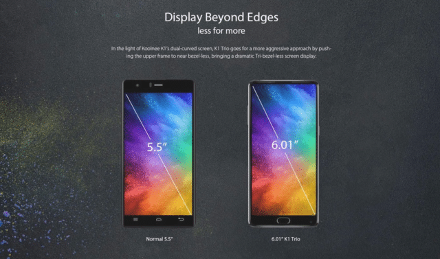 KOOLNEE K1 Trio – 6 Zoll Smartphone mit Face-ID und 128GB Speicher