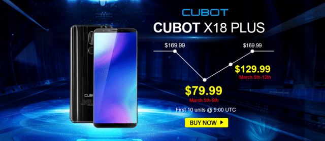 CUBOT X18 Plus – Mit 18:9 Display und Android 8 (exklusives Angebot)