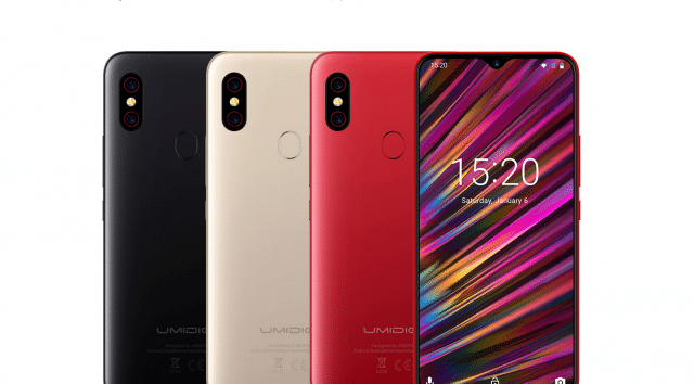 UMIDIGI F1 mit großen Waterdrop-Display & 5000mAh Akku vorgestellt