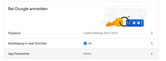 [Anleitung] Microsoft Outlook 2016 und Google 2FA (2-Faktor-Authentifizierung)