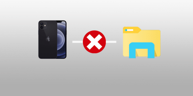 Windows Explorer: iPhone – Bilder & Videos importieren schlägt fehl