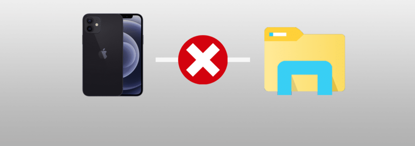 Windows Explorer: iPhone – Bilder & Videos importieren schlägt fehl